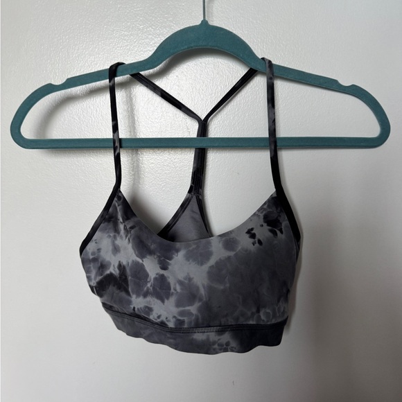 Lululemon Flow Y Bra Nulu Infinity Dye Starlight Asphalt Grey Anchor Black - Picture 4 of 7